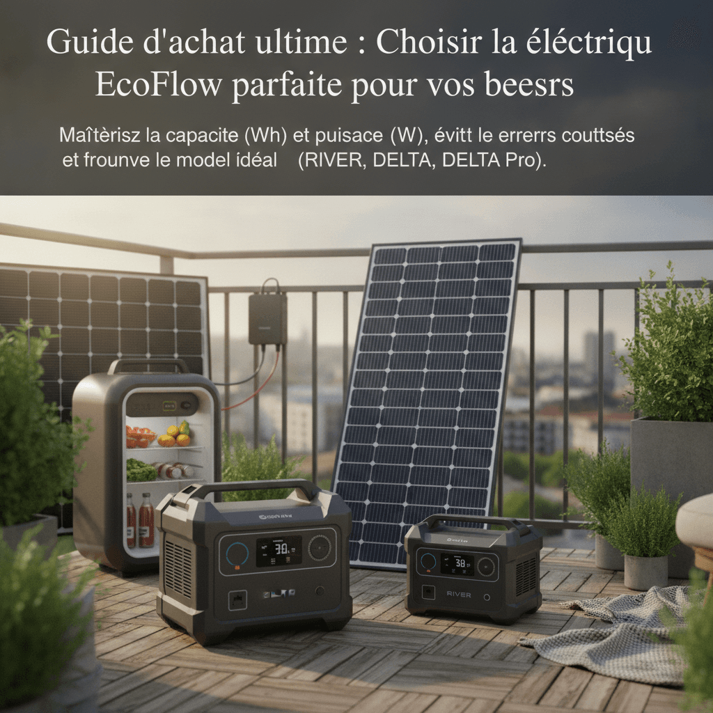 Guide d'achat ultime : Choisir la station électrique EcoFlow parfaite pour vos besoins