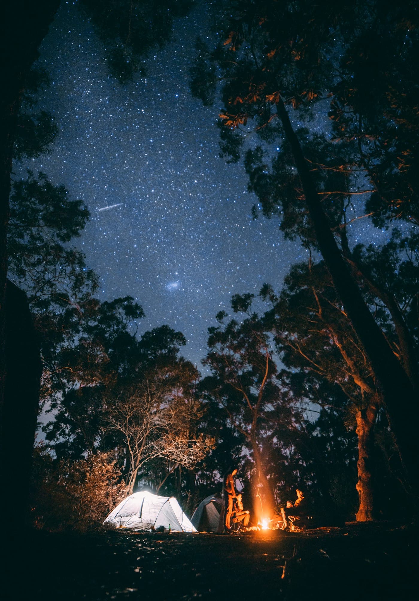 Camping in nature